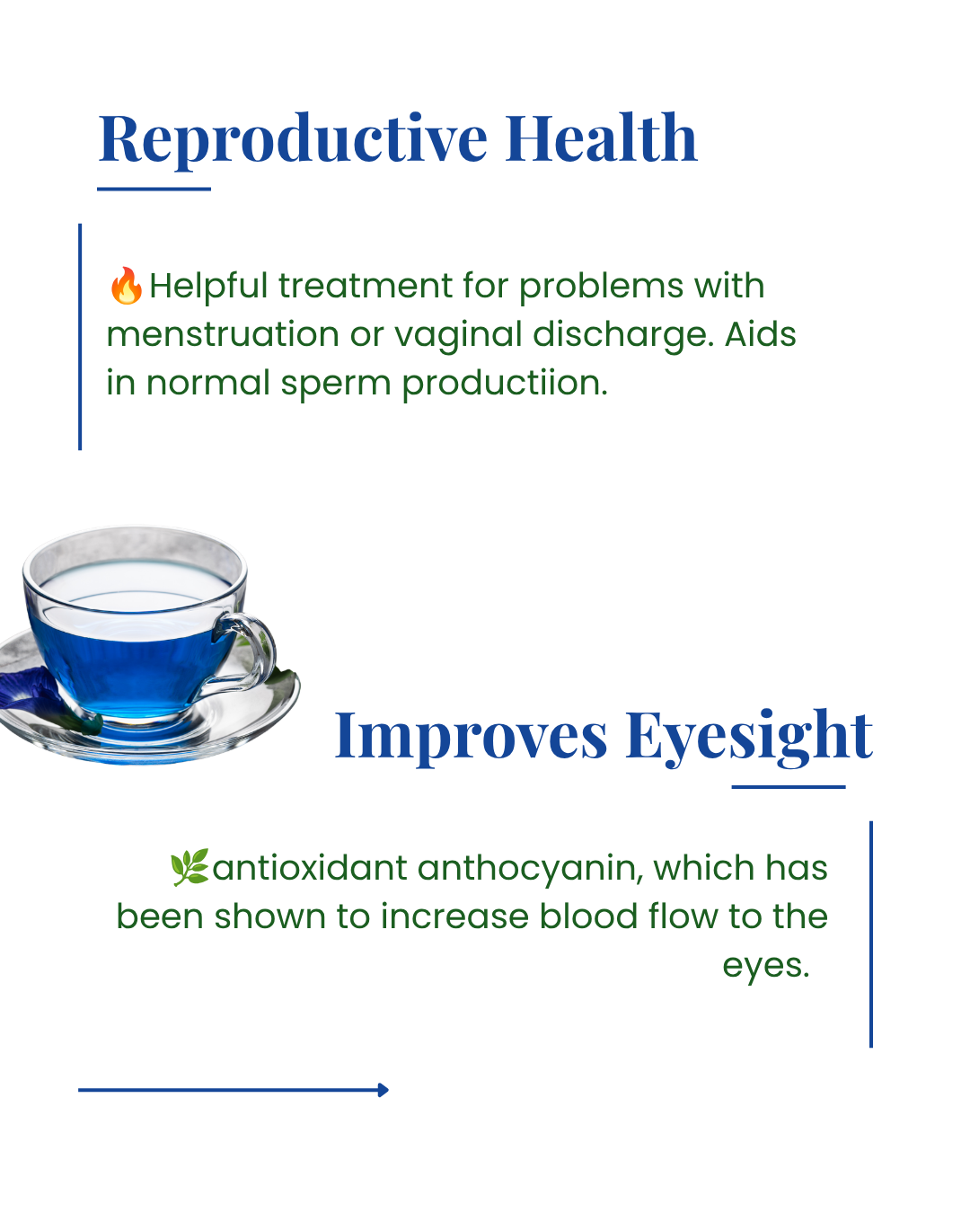 Improves Eyesight Blue Butterfly tea