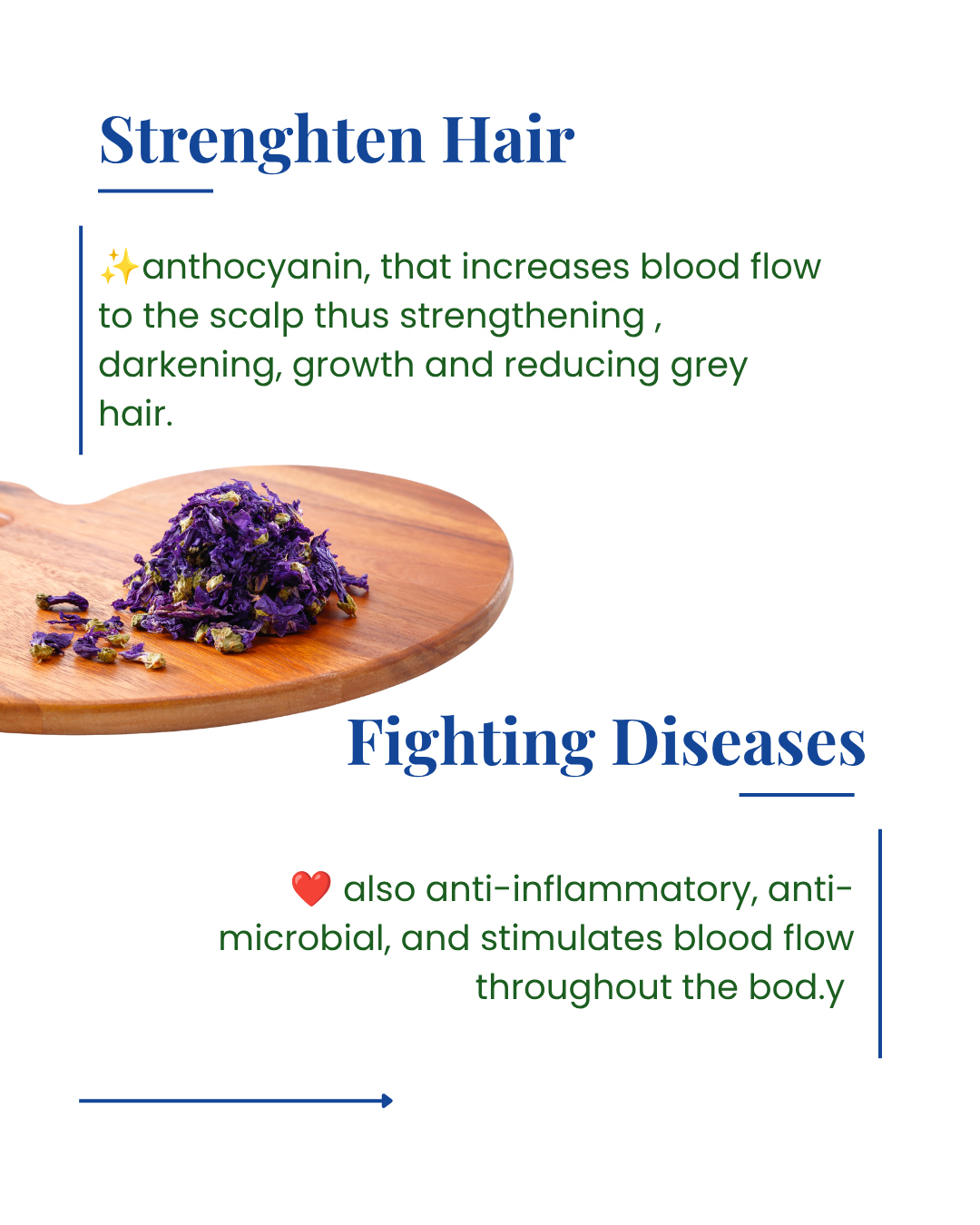 Strengthen Hair Blue Butterfly tea