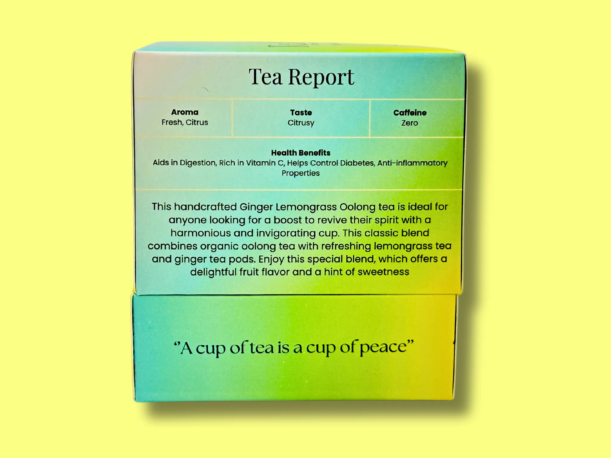 Ginger Lemongrass Tea – Digestive Wellness Tea by Teaology Dubai