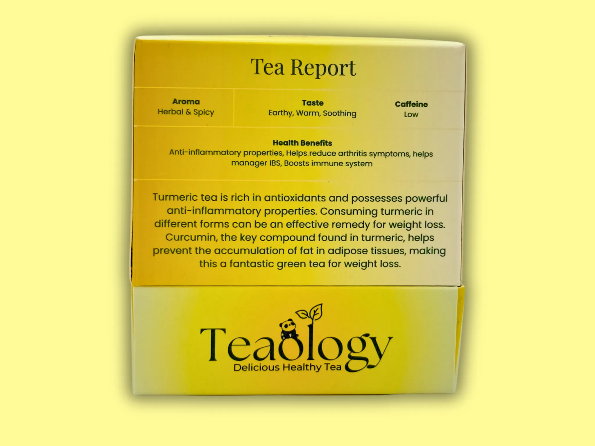 Turmeric Tea Green Savour - Image 3