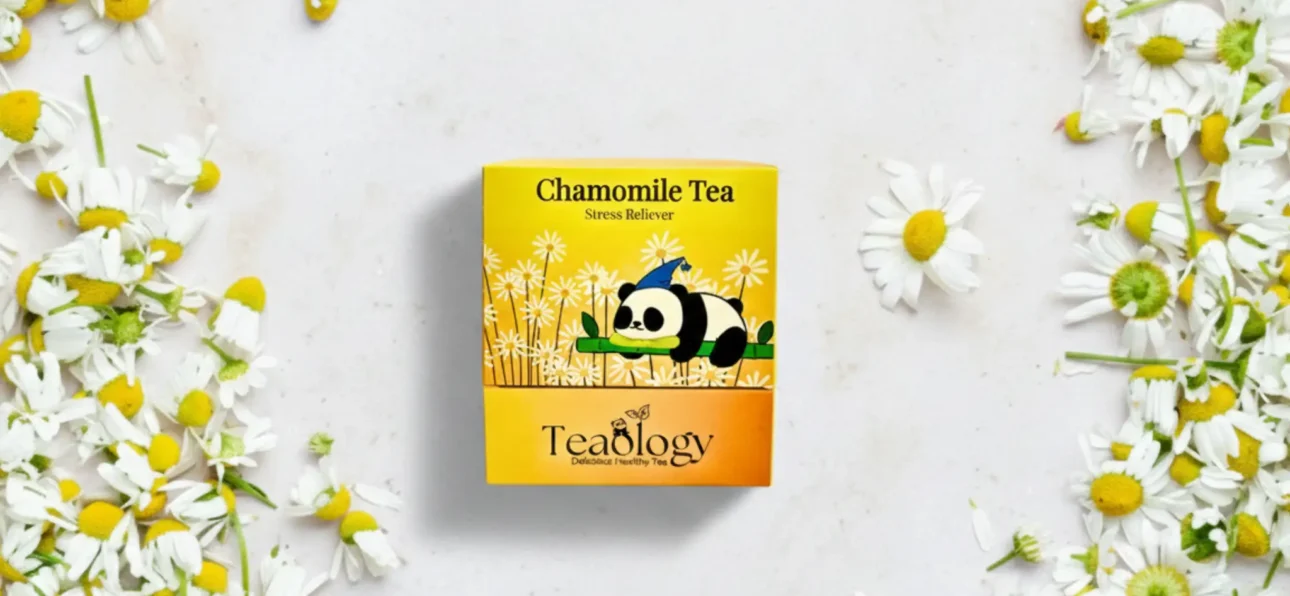 Organic chamomile tea for sleep and anxiety relief in Dubai UAE