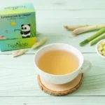 Organic ginger lemongrass tea for digestion and bloating relief Dubai UAE