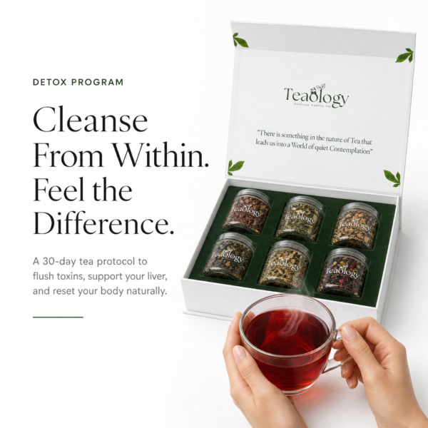 A soothing cup of organic ginger lemongrass tea used for detox and digestion in Dubai.